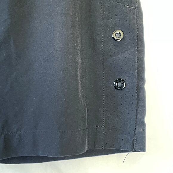 Barco One Mens Cargo Track Pants Snap Hem Scrubs Size Medium Black - Picture 6 of 12